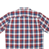 WRANGLER Mens Blue & Red Checked Shirt L Casual Summer Button Up
