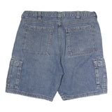 WRANGLER Mens Denim Blue Cargo Shorts 2XL W40 Casual Cotton Relaxed Fit