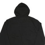 DKNY Mens Black Zip Up Hoodie S Printed Logo Cotton Blend Casual Sweatshirt