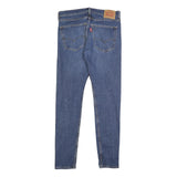 LEVI'S 512 LO-BALL Mens Jeans Blue Slim Skinny Denim Medium W33 L33 Stylish Zip