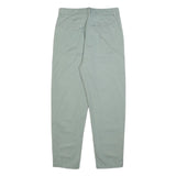 ESPRIT Womens Cotton Slim Grey Tapered Trousers W30 L28 Casual Smart