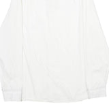 GUESS Mens White Cotton Blend Shirt M Long Sleeve Casual Button Down Collar