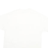 HANES Mens White Crew Graphic T-Shirt XL Short Sleeve Crew Neck Cotton Top