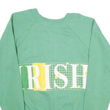 COLLEGIATE PACIFIC Mens Green & Yellow Crew Neck XL Sweatshirt Cotton Blend