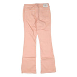 TRUE RELIGION Womens Regular Fit Flared Denim Light W30 L32 Pink Cotton Blend