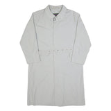 WESTBURY Mens White Classic Long Sleeve Button Cotton Blend Jacket L Plain