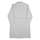 WESTBURY Mens White Classic Long Sleeve Button Cotton Blend Jacket L Plain