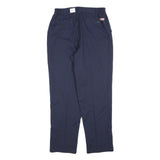 RED KAP Mens Cotton Blend Navy Regular Fit Straight Leg Trousers W30 L30
