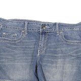 ANA Womens Denim Blue Casual Shorts XL W34 Button Closure Stylish