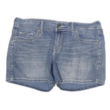 ANA Womens Denim Blue Casual Shorts XL W34 Button Closure Stylish