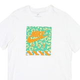 NIKE Mens White Crew Neck Short Sleeve Graphic T-Shirt S Cotton