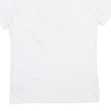 NIKE Mens White Crew Neck Short Sleeve Graphic T-Shirt S Cotton