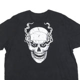 WWE Mens Black Chicago 3:16 Graphic T-Shirt 2XL Short Sleeve Crew Neck Skull