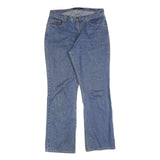CALVIN KLEIN JEANS Womens Blue Regular Straight Denim Rinse W32 L32 Classic Fit