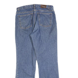 CALVIN KLEIN JEANS Womens Blue Regular Straight Denim Rinse W32 L32 Classic Fit