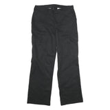 RED KAP Womens Black Polyester Blend Regular Cargo Trousers W31 L34 Workwear Zip