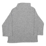 BANANA REPUBLIC Womens Grey Plain Pullover Jumper Crew Neck Basic Knit S