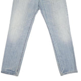 CARHARTT Mens Regular Fit Blue Denim Cotton Blend Jeans W34 L31 Zip Pocket