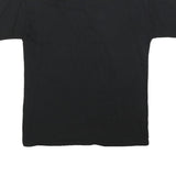 CHAMPION Mens Black V-Neck T-Shirt L Cotton Blend Casual Sportswear Logo