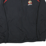 SPORT-TEK Mens Black & Red Cougar 1/4 Zip Polyester Blend XL Jacket Sportswear