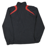 SPORT-TEK Mens Black & Red Cougar 1/4 Zip Polyester Blend XL Jacket Sportswear