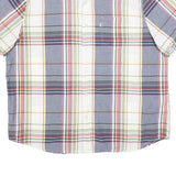 LEVI'S Mens Blue Red & Yellow Check Shirt 2XL Cotton Blend Casual Summer