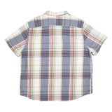 LEVI'S Mens Blue Red & Yellow Check Shirt 2XL Cotton Blend Casual Summer