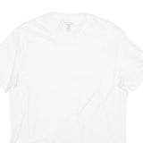 NAUTICA Mens White Cotton Blend Casual T-Shirt M Short Sleeve Crew Neck Plain