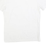 NAUTICA Mens White Cotton Blend Casual T-Shirt M Short Sleeve Crew Neck Plain