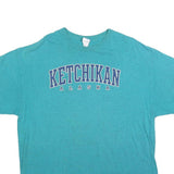 GILDAN Mens Blue Ketchikan Alaska Graphic T-Shirt XL Short Sleeve Crew Neck