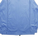 ASICS Mens Blue Jacket M Polyester Plain Zip Casual Sportswear Lightweight