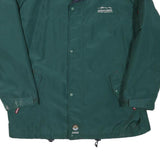 ANAPURNA Womens Green Jacket L Polyester Blend Plain Zip Outdoor Lightweight