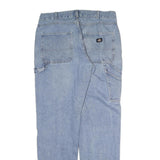 DICKIES Mens Jeans Blue Regular Straight Denim Medium W36 L33 Workwear
