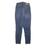 LEVI'S 721 Womens Jeans Blue Slim Skinny Denim Medium Wash W26 L28 Stretch Zip