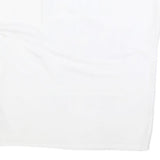 DKNY Womens White Graphic T-Shirt M Short Sleeve Crew Neck Cotton Blend
