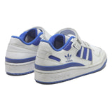 ADIDAS Forum Mens Lace-Up Trainers White & Blue Synthetic UK 7 Retro Style