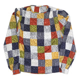 NICOLA Womens Multicolour Printed Long Sleeve Round Neck Top M Stylish Casual