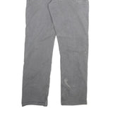 CARHARTT Mens Relaxed Fit Grey Cotton Blend Denim W36 L36 Workwear Utility Jeans