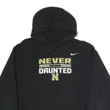 NIKE Mens Black Never Daunted Pullover Hoodie L Cotton Comfort Style