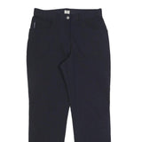 ARMANI JEANS Mens Wool Blend Navy Regular Fit Straight Trousers W30 L31 Stylish