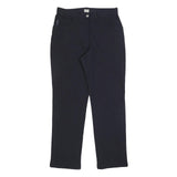 ARMANI JEANS Mens Wool Blend Navy Regular Fit Straight Trousers W30 L31 Stylish