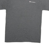 CHAMPION Mens Grey Graphic T-Shirt M Short Sleeve Crew Neck Cotton Casual