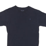 CHAMPION Mens Black Crew Neck Short Sleeve T-Shirt M Cotton Blend Casual Wear