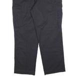 DICKIES Mens Cotton Blend Black Regular Fit Straight Leg Trousers W38 L32