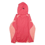 JACK WOLFSKIN Womens Red & Pink Outdoor Jacket M Polyamide Waterproof Zip Hood