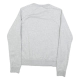 NIKE Womens Grey Crew Neck Sweatshirt S Cotton Pullover Comfort Casual