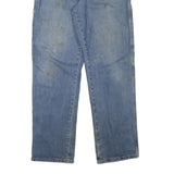 DICKIES Mens Jeans Blue Regular Straight Denim Medium W36 L34 Workwear