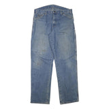 DICKIES Mens Jeans Blue Regular Straight Denim Medium W36 L34 Workwear