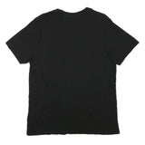 TRUE RELIGION Mens Black Graphic T-Shirt L Short Sleeve Crew Neck Cotton Blend