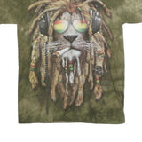 THE MOUNTAIN Mens Green Graphic T-Shirt M Short Sleeve Crew Neck Unique Print